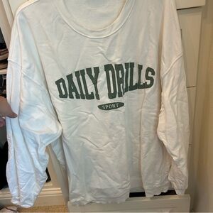 Daily Drills Logo Crewneck size M/L